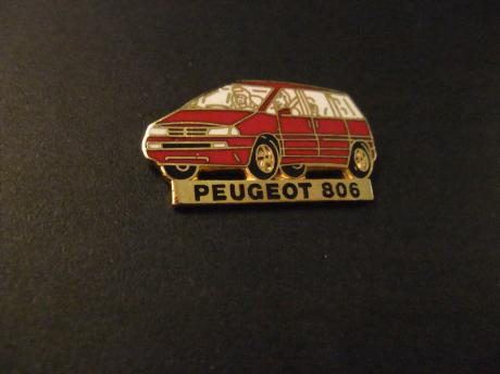 Peugeot 806 MPV rood